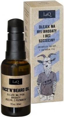 LaQ Oil for bearded snhest and without bristles softens the beard and smoothes the snhest 30ml (30 ml)