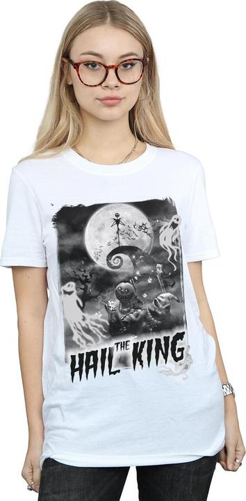 Immagine prodotto Disney Nightmare Before Christmas Hail The King Maglietta Ampia Donna (L)