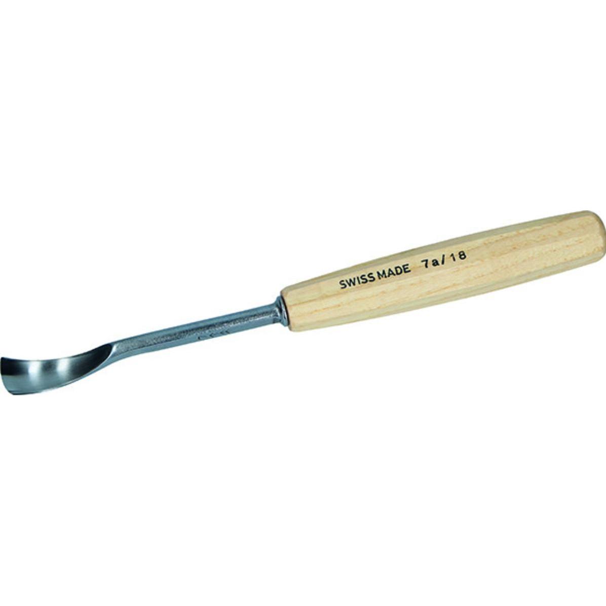 Pfeil, Beitel + Handhobel, Bildhauereisen abgekröpfte Form (14 mm)