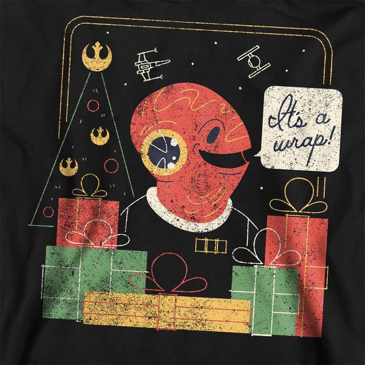 Produktbild Star Wars Wrap Trap Sweatshirt weihnachtliches Design (M)