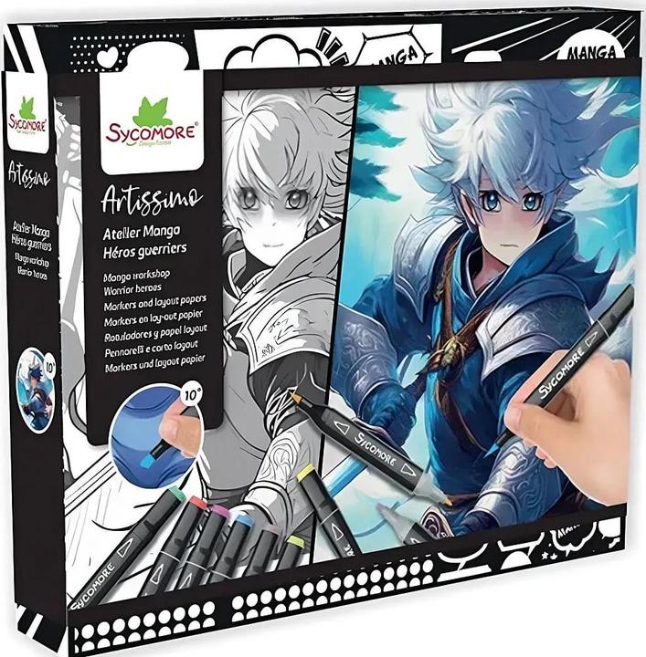 Sycomore Manga Gm Layout Et Marqueurs Arts Martiaux (Fr-De-It)