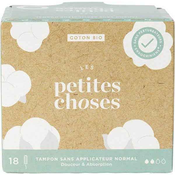 Actual product image Les Petites Choses Tampons normal organic (18 x, Regular)