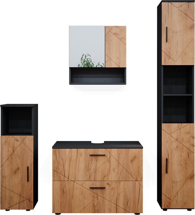 Actual product image Vicco Irma with drawer unit and tall unit