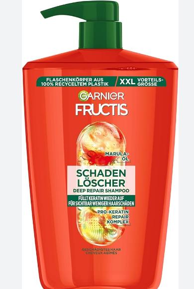 Garnier Fructis Damage (1000 ml, Shampoing liquide)