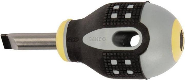 Produktbild Bahco ERGO Schraubendreher für Schlitzschrauben, gerade, mit kurzem Gummigriff, 1,2 mm x 8 mm x 25 mm (Schlitzschrauben)