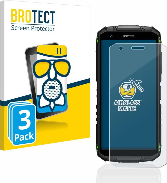 Image du produit BROTECT AirGlass Verre Mat (3 pcs, Doogee S41 Pro)