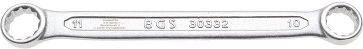 Produktbild BGS Doppel-Ringschlüssel extra flach SW 10 x 11 mm (10 mm, 11 mm)