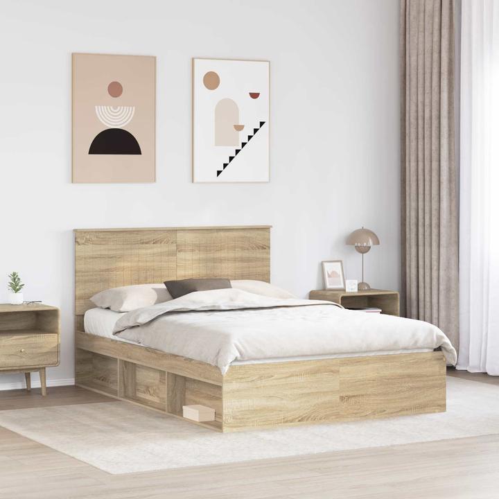 Image du produit vidaXL Moderner Bettrahmen (140 x 190 cm)