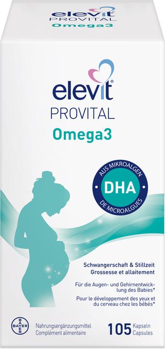 Actual product image Elevit PROVITAL Omega3 (105 Piece, Capsules, 132 g)
