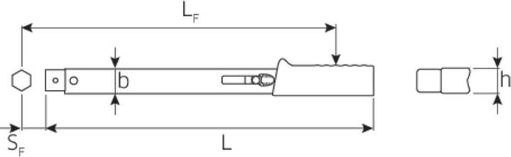 Image du produit Stahlwille Clé dynamométrique pour Einste (25 - 130 Nm)