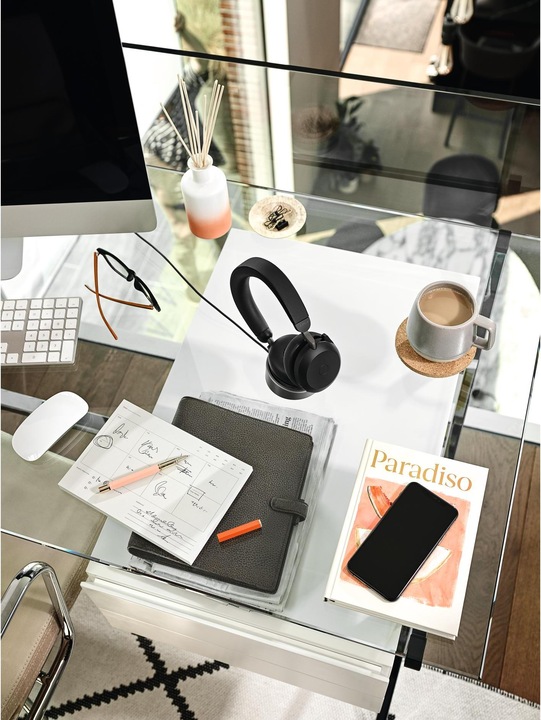 Produktbild Jabra Evolve2 75 MS Stereo + Ladestation (Kabellos, USB-C)