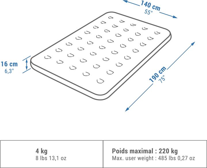 Produktbild Quechua AIR BASIC 140