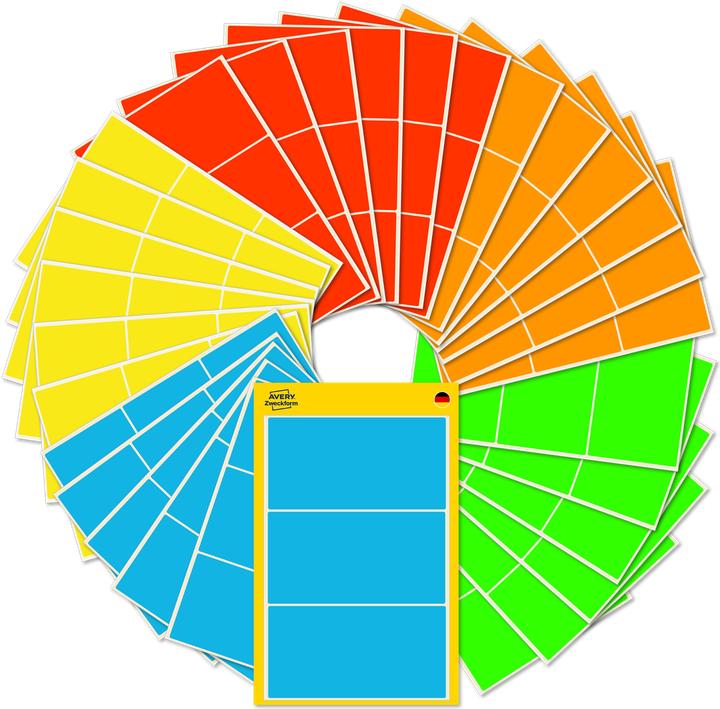 Produktbild Avery Farbige Etiketten