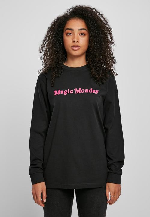 Produktbild Merchcode Ladies Magic Monday Slogan Longsleeve (XS)