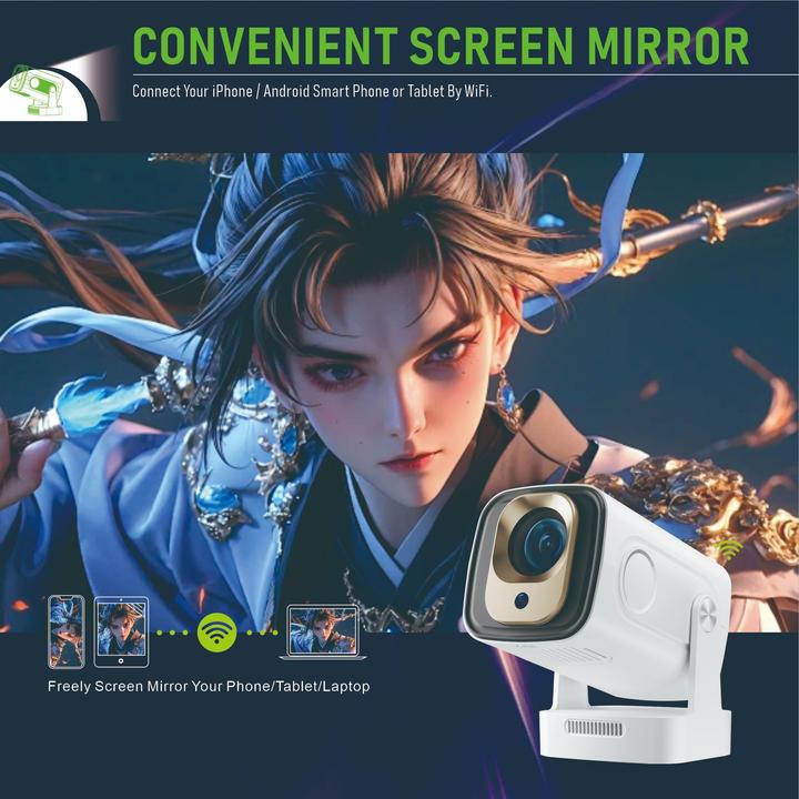 Produktbild PhoneLook HY260 Pro (Full HD, 200 lm, 0.8:1)