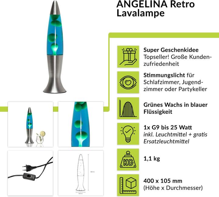 Immagine prodotto Licht-Erlebnisse Angelina (210 lm, G9)