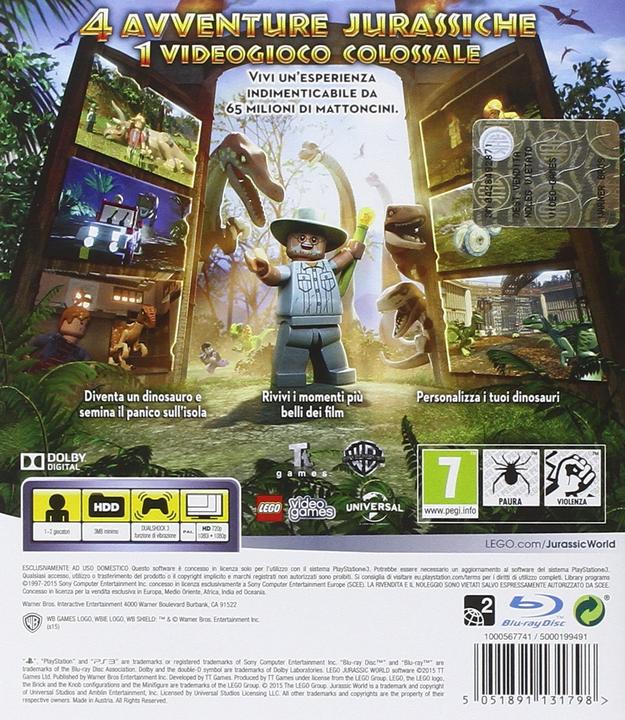 Image du produit Warner Bros LEGO Jurassic World (PS3)