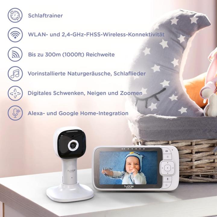 Actual product image Hubble Connected Baby Monitor mit Kamera und Smartphone-App (Video & Audio)