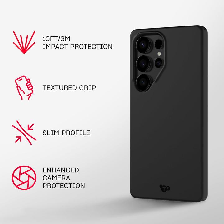 Produktbild tech21 - Evo Lite Samsung Galaxy S25 Ultra Black (Samsung Galaxy S25 Ultra)