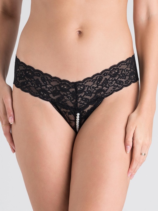 Produktbild Lovehoney Perlentanga ouvert (XXL)