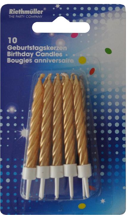 Actual product image Neutral Spiral candles (10 pcs.)