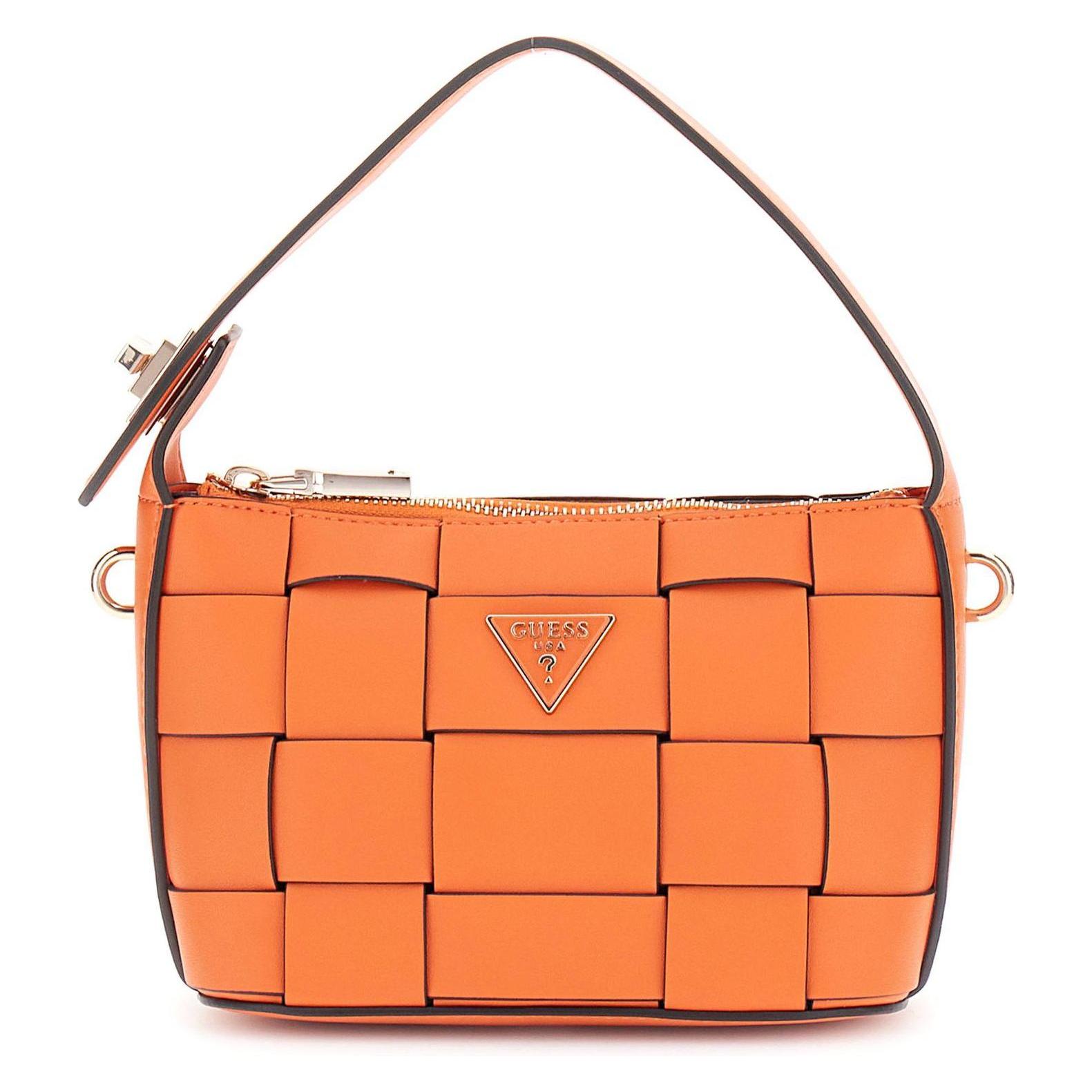 Guess, Damen, Handtasche, Maylee Mini Hobo, Orange