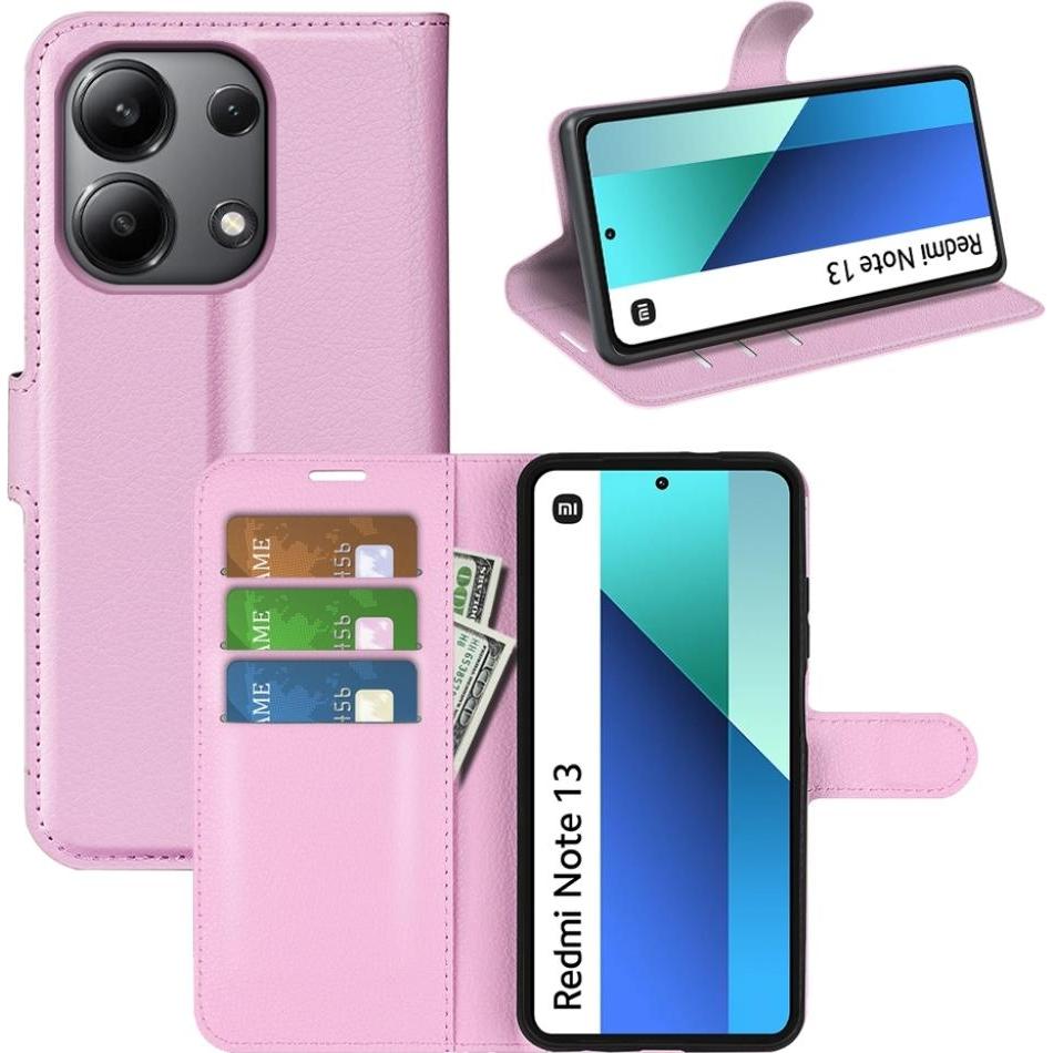 Thumbnail - Screenguard Xiaomi Redmi Note 13 4G Leather Guard Lederhülle (Xiaomi Redmi Note 13 4G), Smartphone Hülle, Rosa
