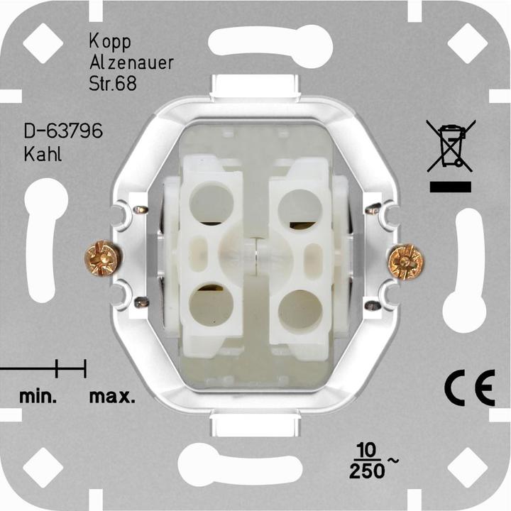 Actual product image Kopp Flush-mounted series switch base
