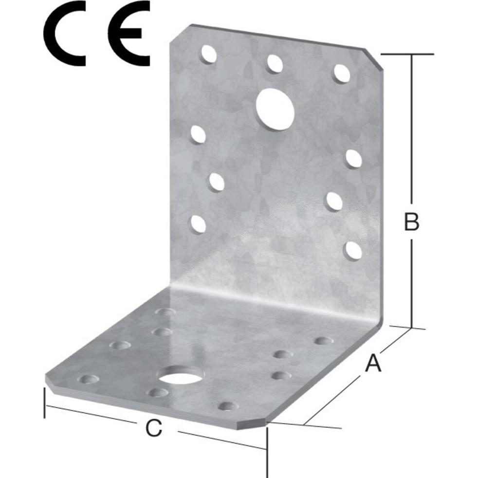Vormann, Connettori In Legno, Connettore Angolare 105X105X90 Sendvz (Connettore Angolare)