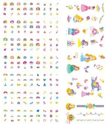 Produktbild Avenir Nagelsticker Tattoos Prinzessin