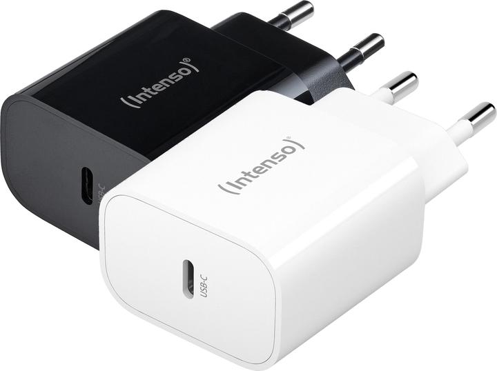 Produktbild Intenso Power Adapter W20C, 20W, USB-C Anschluss, für iPhone, Samsung Galaxy, iPad und mehr, schwarz (20 W)