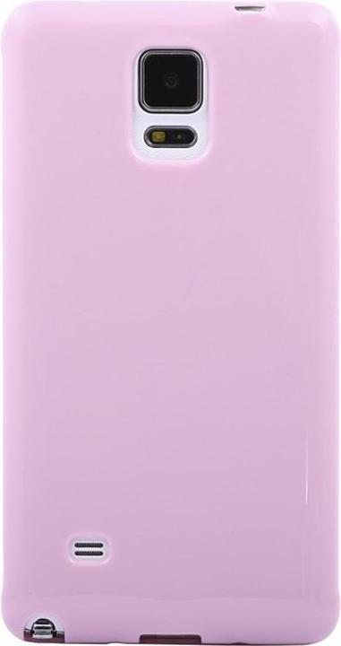 Actual product image König Design Protective cover TPU Case for mobile Samsung Galaxy Note 4 SM N910 Pink (Samsung Galaxy Note 4)
