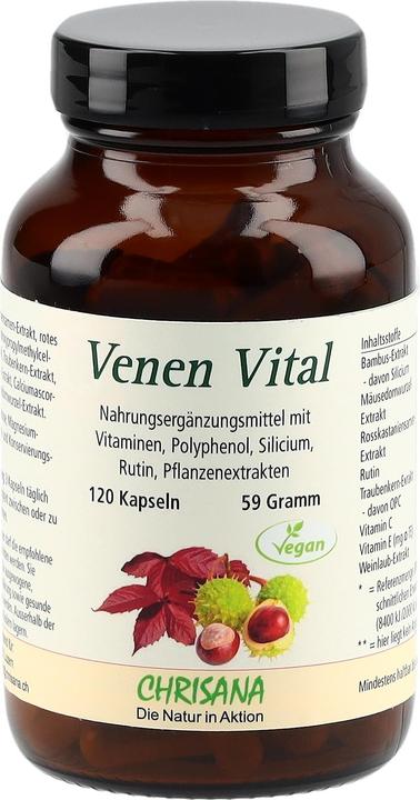 Actual product image Chrisana Venen Vital Kapsel (120 Piece, Capsules, 87 g)
