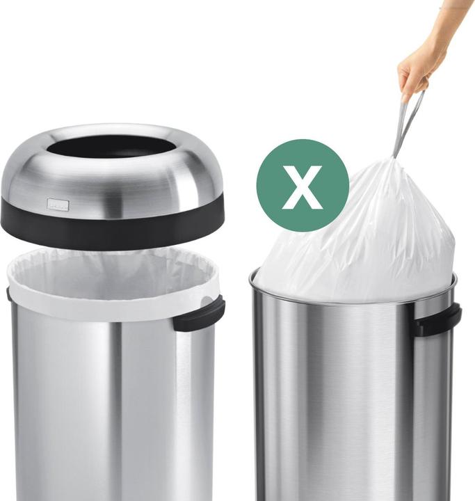 Produktbild Simplehuman Müllbeutel Code X, 80 l, 5 x 20 Stück (100x, 80 l)