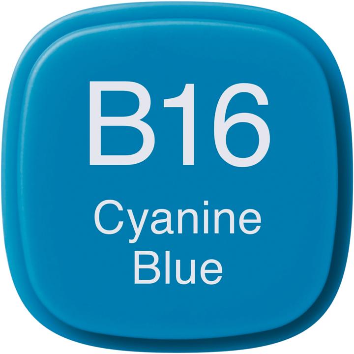 Image du produit Copic Marqueur graphique Classic Type B - 16 (B16 - Bleu cyanine, 1 x)