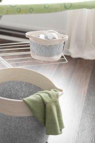 Actual product image Wenko Felt Basket Bea Light Grey (16 cm, 1x)