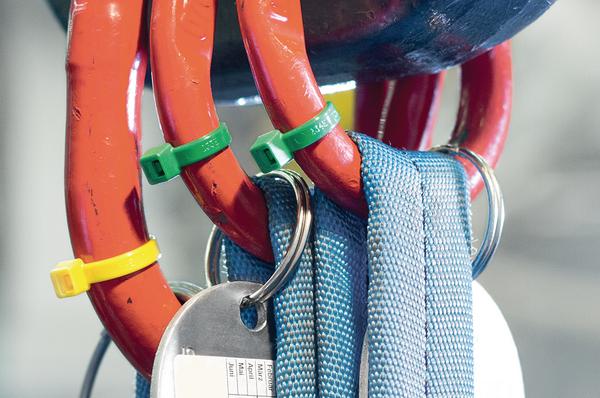 Image du produit HellermannTyton Collier de serrage T50R jaune (Serre-câbles en plastique, 200 mm, 100 pcs)