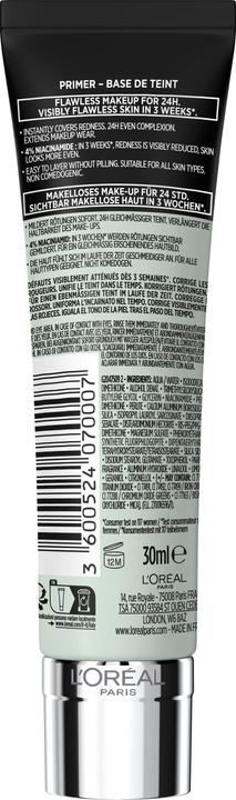 L'Oréal Paris Maquillage Prime Lab 24h Redness Eraser Tb 30 ml (Redness Eraser)