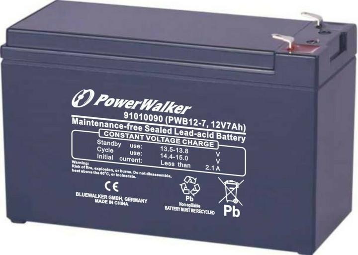 Powerwalker PWB12-7 12V 7Ah Bleigel Batterie Akku fuer USV -Z-