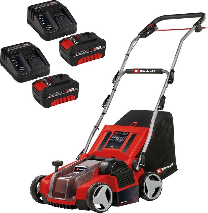 Einhell Akku-Vertikutierer-Lüfter GE-SA 36/35 Li + 2x Starterset