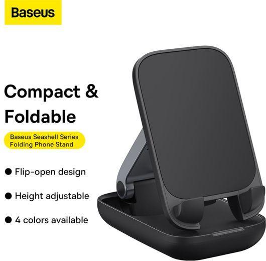 Actual product image Baseus Folding Phone Stand (black)