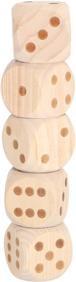 Produktbild Holzwürfel XL Mit Punkteblock