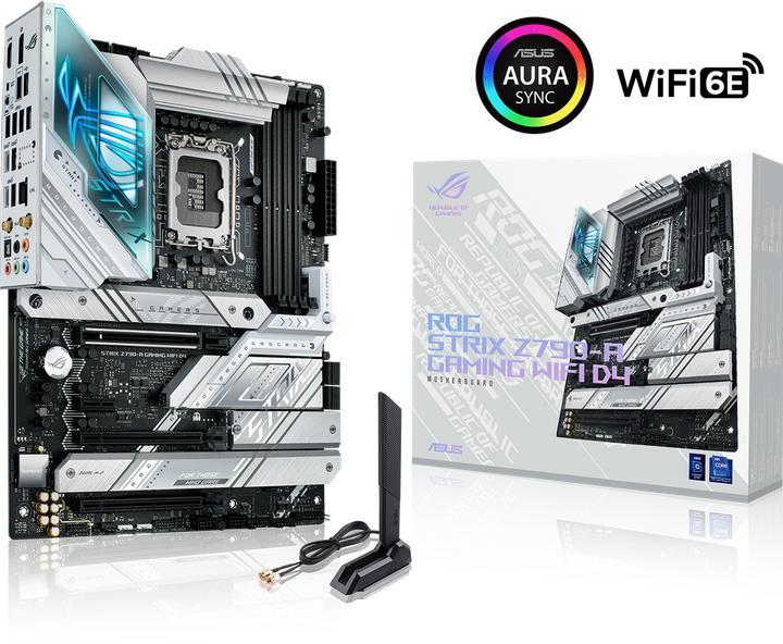 Immagine prodotto ASUS ROG Strix Z790-A Gaming Wifi D4 (LGA 1700, Intel Z790, ATX)
