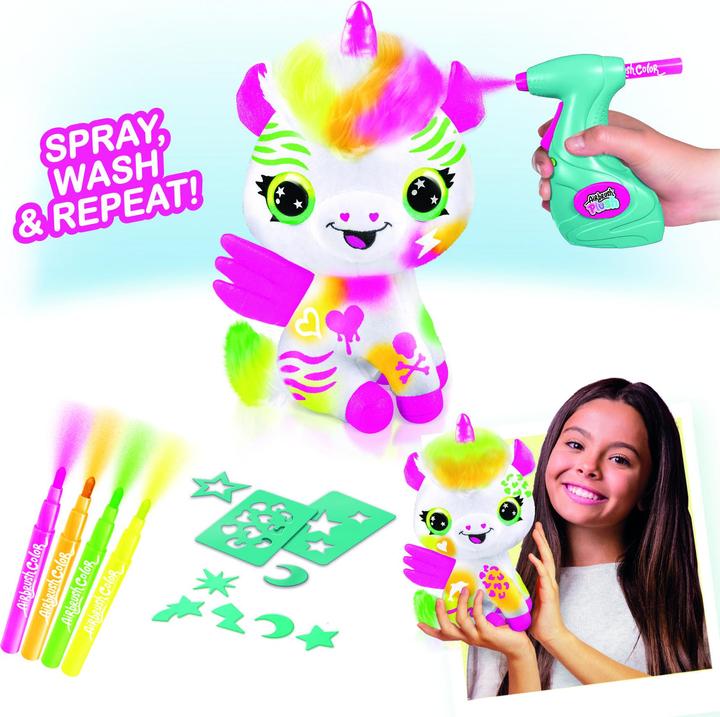 Image du produit Canal Toys Airbrush Plush - Licorne néon (30 cm)