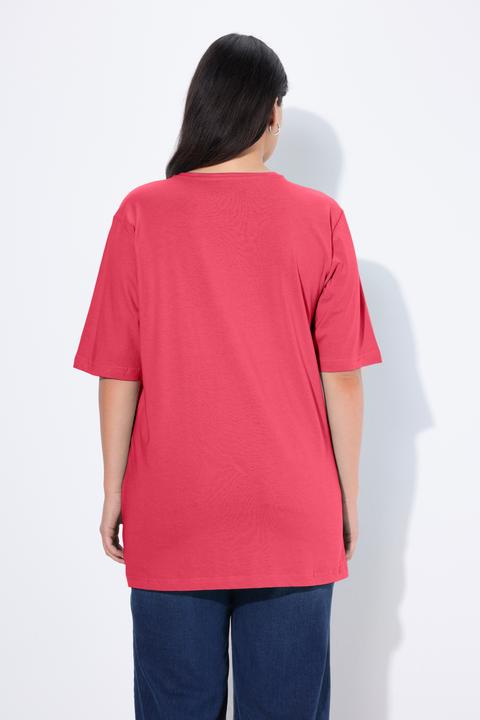 Produktbild Ulla Popken T-Shirt, Basic, Relaxed Fit, V-Ausschnitt, Halbarm (46, 48)