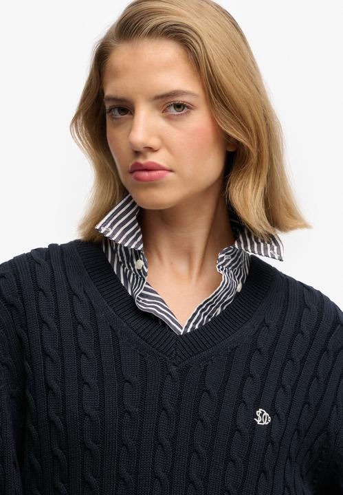 Produktbild Superdry Oversized Damen-Crewneck-Pullover (XS)