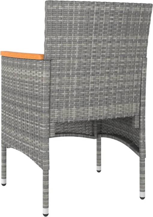 Produktbild vidaXL Gartenstuhl und Hocker