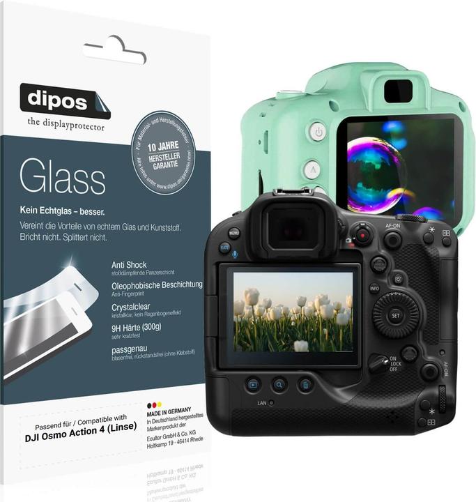 Pellicola Protettiva Per DJI Osmo Action 3 - 6 Pezzi, Trasparente, Antigraffio - Foto 4