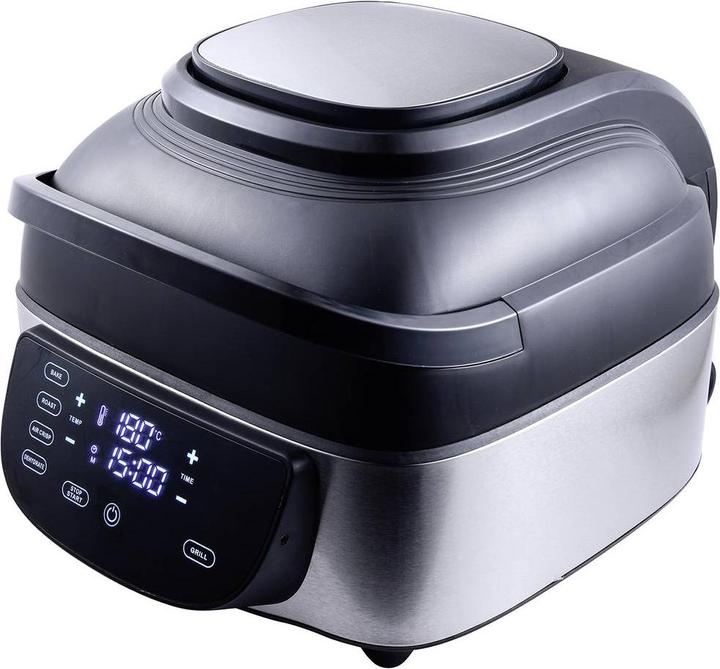 Actual product image MasterPRO Electric grill Non-stick coating, grill function, hot air function, with display Black