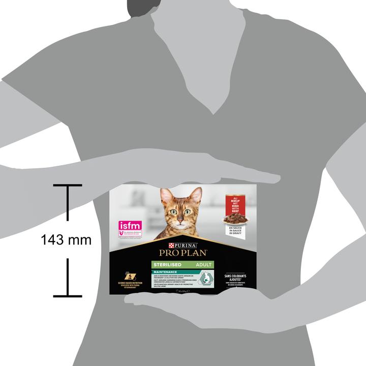 Immagine prodotto Purina ONE Sterilised NUTRISAVOUR (Adulto, 10 pz., 850 g)